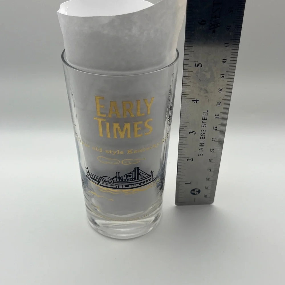 Vtg Early Times Kentucky Bourbon Glass - Perfect for Your Ky Derby Mint Julep!